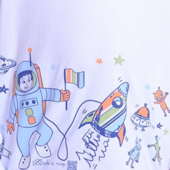 Astronaut Pajama Set. Homewear - Picture 3 of 4